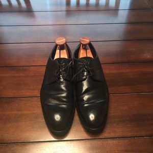 Men’s CANALI dress shoes black Sz. 44